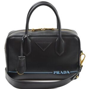 Prada Mirage 2 Way Bag Cowhide